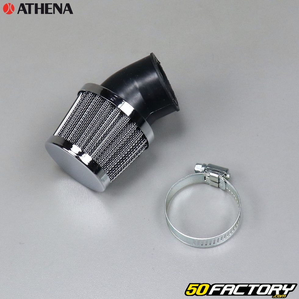 Filtre à air athena phbg 30mm chromé pièce moto scooter