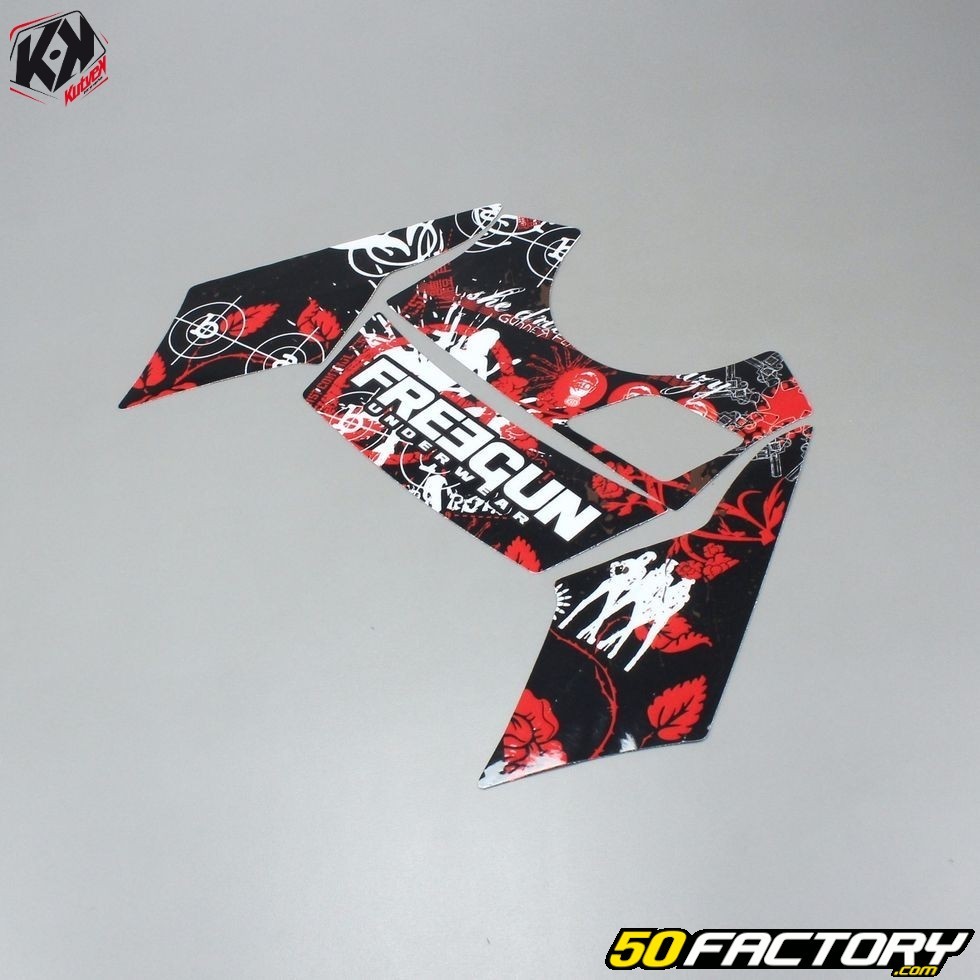 Kit déco kutvek freegun pièce moto scooter