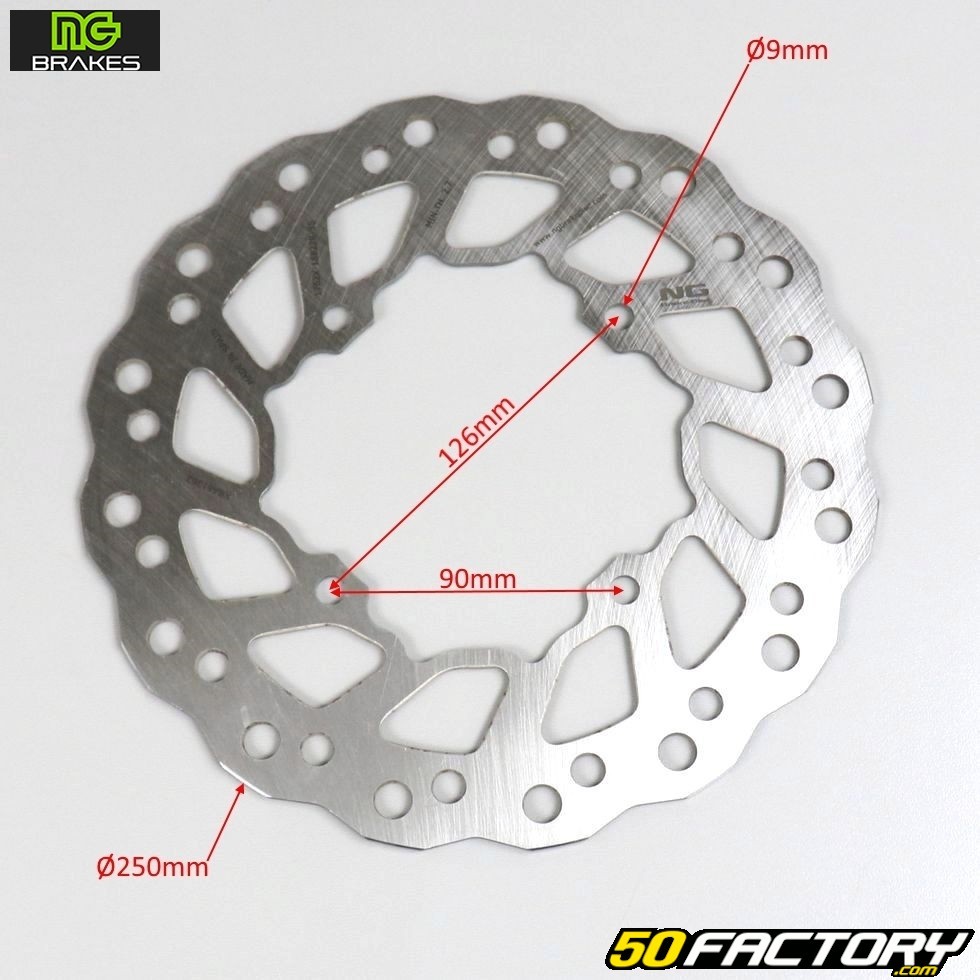 Disque de frein avant Kawasaki KLX KX NG Brake Disc Pièce moto