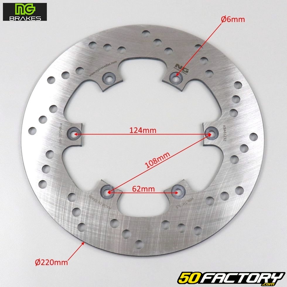 Disque De Frein Arri Re Aprilia Mx Rx Ng Brake Disc Pi Ce Moto