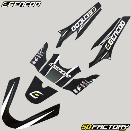 Kit déco MBK Booster et Yamaha BW s depuis 2004 Gencod Evo blanc