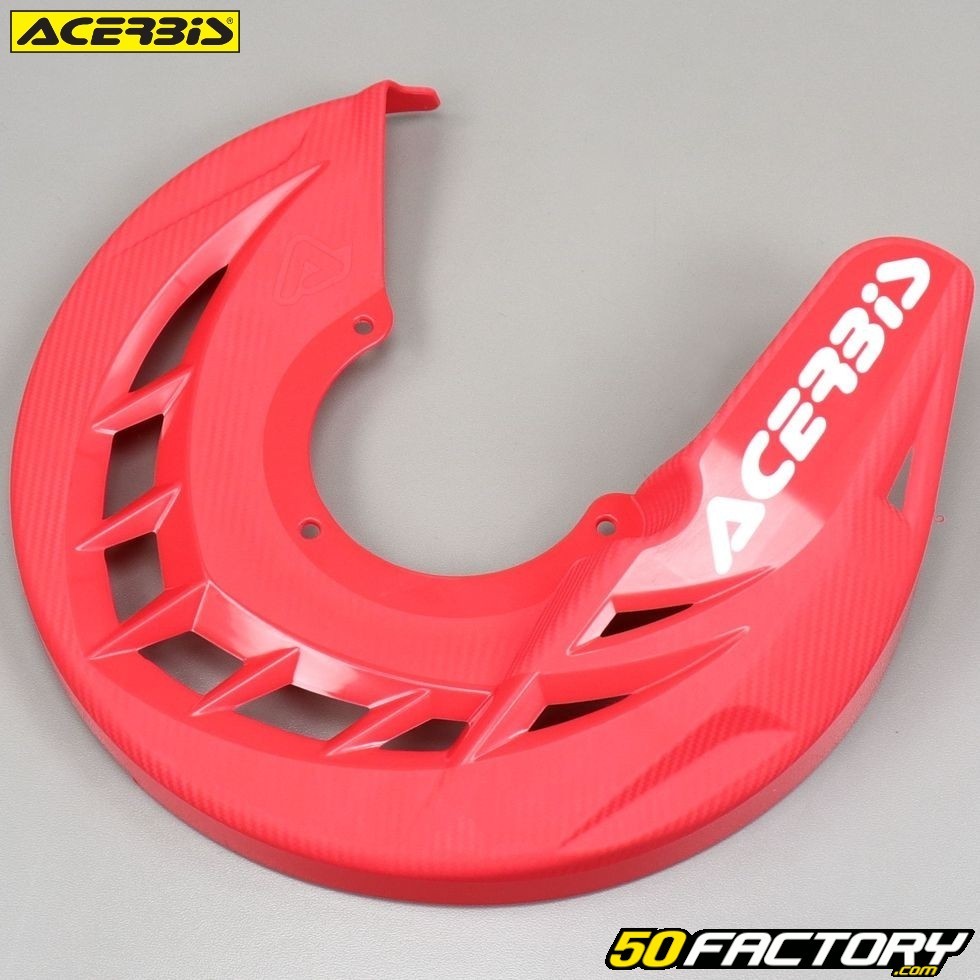 Protège disque de frein avant Acerbis X Brake rouge Pièce motocross