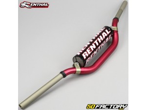 Guidon Ø28 mm Renthal Twinwall 998 Reed Windham rouge avec mousse