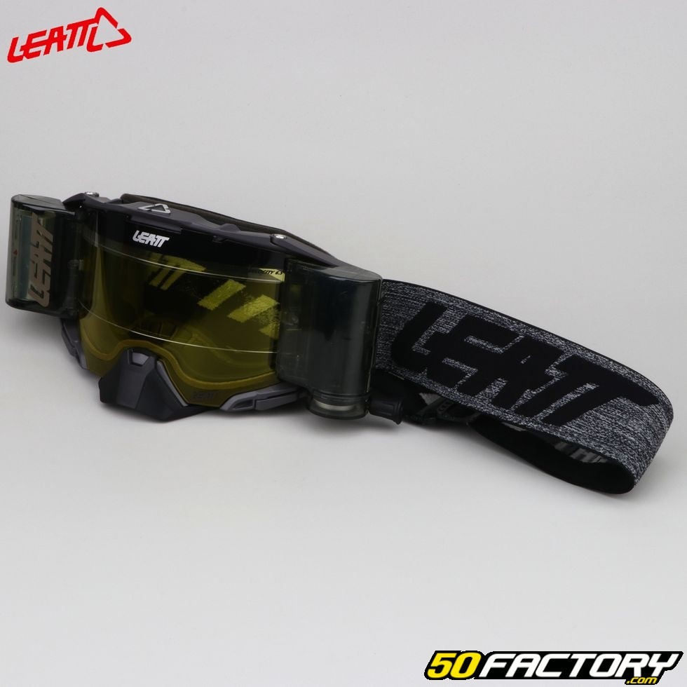 Masque Leatt 6 5 roll off Graphene Yellow Équipement pilote