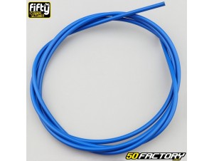 Gaine de câble de gaz starter frein Fifty bleue 5 mm 2 mètres