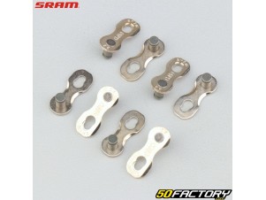 Attaches rapides de chaîne vélo 5 à 8 vitesses Sram argent lot de 4