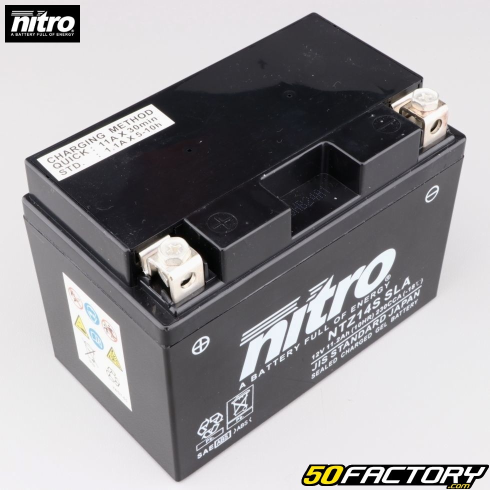 Batterie Nitro Ntz S V Ah Gel Ktm Rc Duke Honda Sh