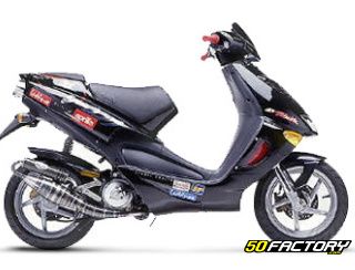 Technical sheet of the scooter Aprilia SR 50 Stealth LC (1997-2001) -  50factory.com