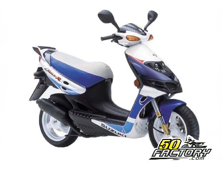 Technical sheet of the scooter Suzuki Katana AC 50cc - 50factory.com