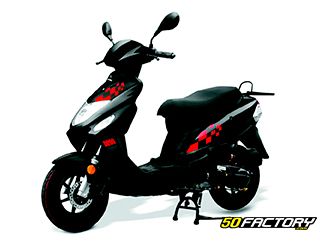 Scooter 50cc SRX 50 - 4 Temps - Edition 2023 - JIAJUE Noir/Rouge