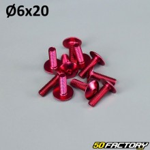 6x20 mm red tuning screws (set of 10)