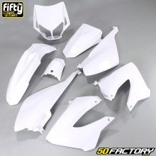 Verkleidungskit Derbi Senda,  Gilera SMT,  RCR (2000 - 2010) Fifty weiß