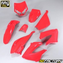 Kit de carenado FACTORY rojo Derbi Senda,  Gilera Smt, Rcr