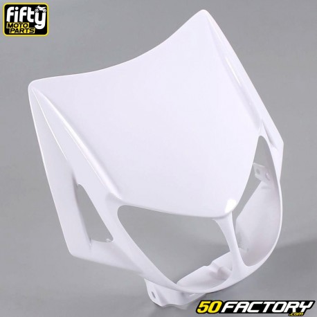 Headlight fairing
 FACTORY white Derbi Senda,  Gilera Smt, Rcr