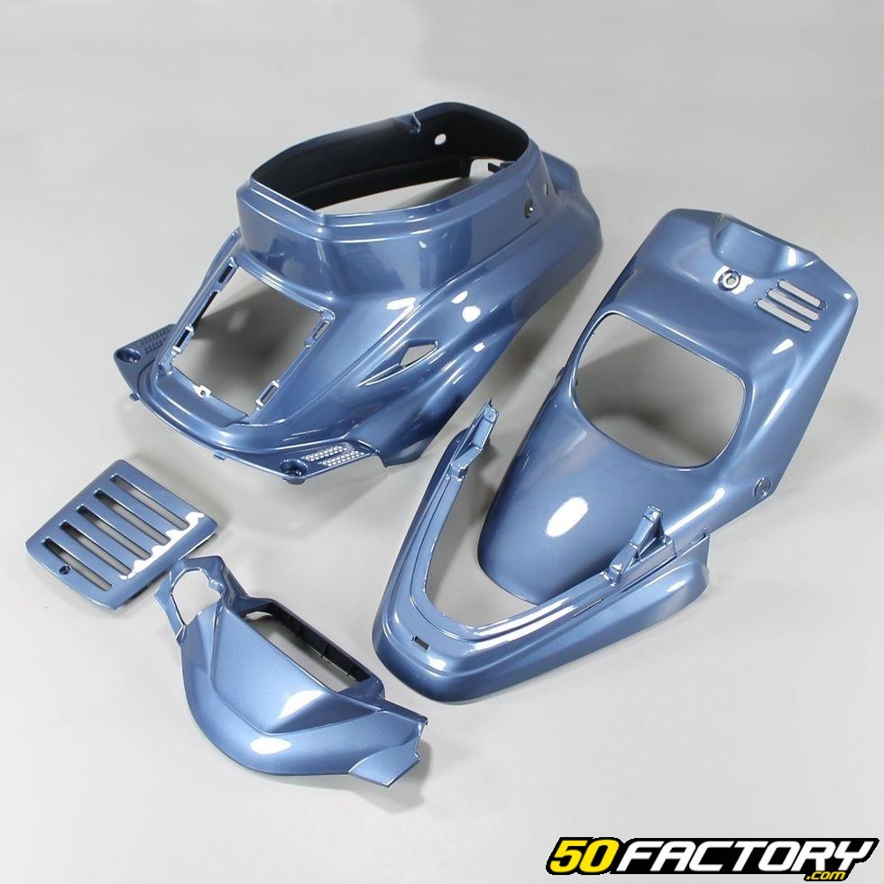 Mbk booster. kit carénages bleu métalisé - pièce moto, scooter