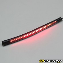 Red taillight strip with integrated indicators