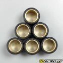 Variator rollers 7,4g 19x17 mm Aprilia,  Derbi,  Gilera, Italjet, Malaguti,  Peugeot,  Piaggio  et  Vespa