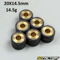 Rolos inversores 14,5g 20x14,5 mm Aprilia,  Derbi,  Kymco,  Peugeot,  Piaggio,  Sym ...