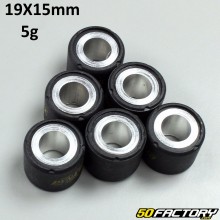 Rolos de variador 5g 19x15 mm Piaggio Zip, Gilera Stalker ...