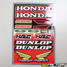 Adesivi Honda HRC (foglio)