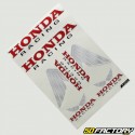 Aufkleberset Honda Racing  rot und grau