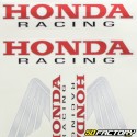 Planche de stickers Honda Racing rouge et gris