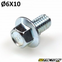 Vite 6x10 mm testa esagonale a piastra base (per unità)