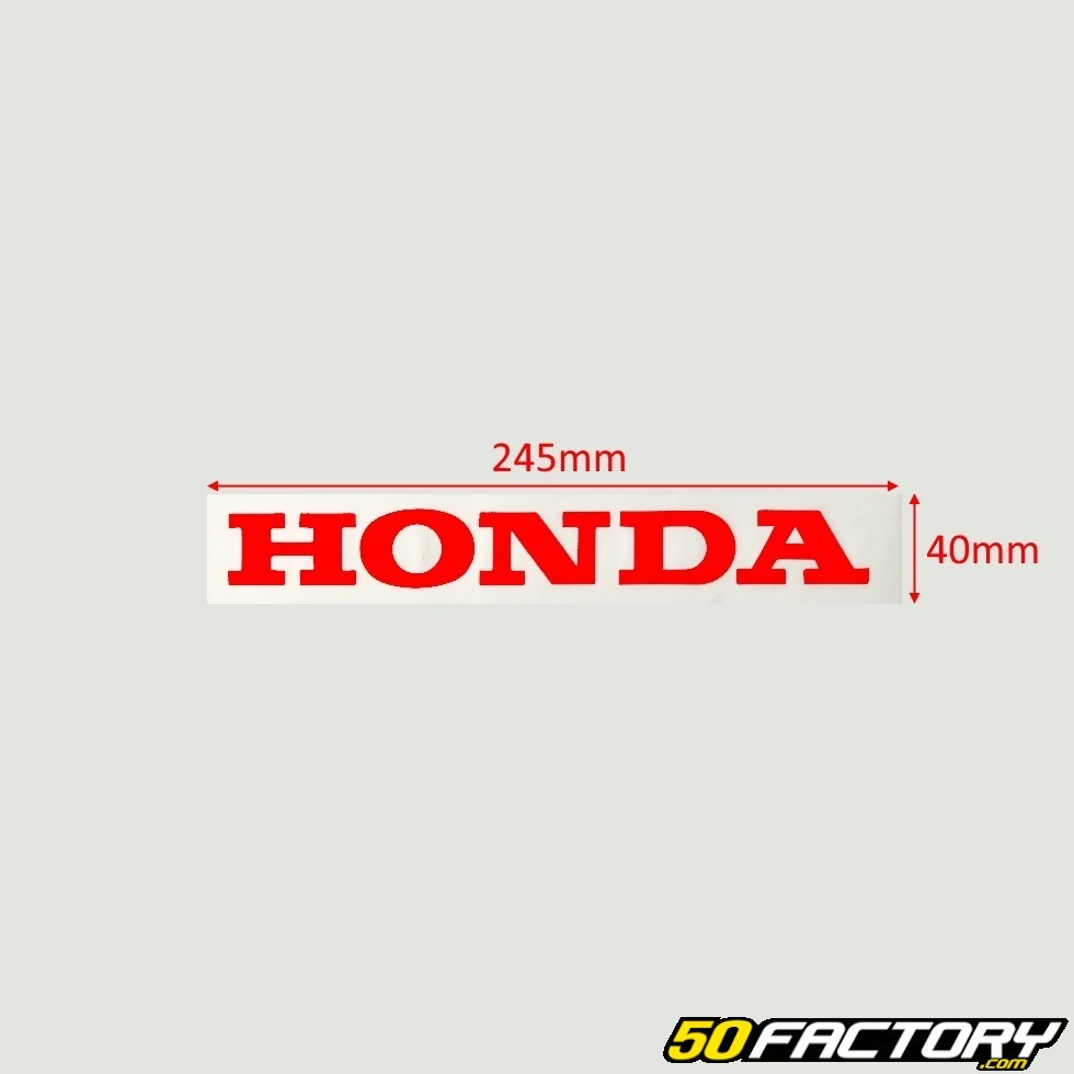 Sticker honda rouge 245x40mm - pièce moto 50cc pas cher