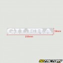 Adesivo Gilera 233mm branco