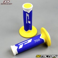 Manoplas Punhos Progrip  XNUMX azul-amarelo-branco