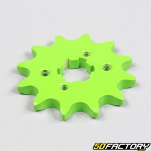 12 tooth 420 box output sprocket Derbi,  Aprilia,  Gilera... green