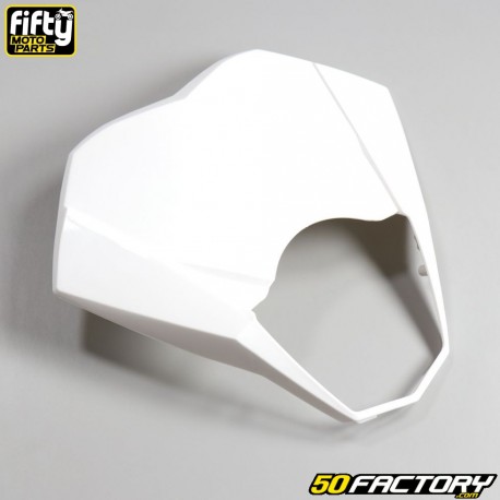 Careta tapa frontal FIFTY  color blanco Rieju  MRT