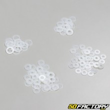 Nylon flat washers (pack of 100)