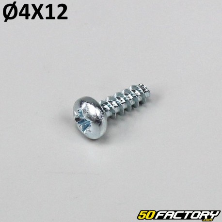 4x12mm screw for lights, turn signals ... (per unit)