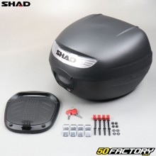 Top case Shad  Motocicleta negra XNUMXL y scooter universal