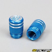 Blue aluminum tuning valve caps (pair)