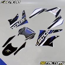 Kit déco Derbi DRD, Gilera SMT, RCR (2011 - 2017) Gencod bleu