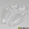 Cabochons intermitentes transparentes MBK Nitro, Yamaha Aerox  (XNUMX para XNUMX)