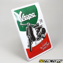 Placa esmaltada Vespa Classic 20x30cm