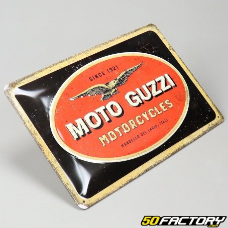 Placa esmaltada Moto Guzzi XNUMXxXNUMXcm