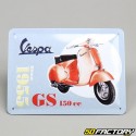 Placa Émaillée Vespa Classic  XNUMXxXNUMX centímetros