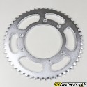 Rear sprocket 53 teeth steel 420 Derbi,  Rieju,  Yamaha,  Peugeot... gray V1