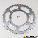 Rear sprocket 53 teeth steel 420 Derbi,  Rieju,  Yamaha,  Peugeot... gray V1