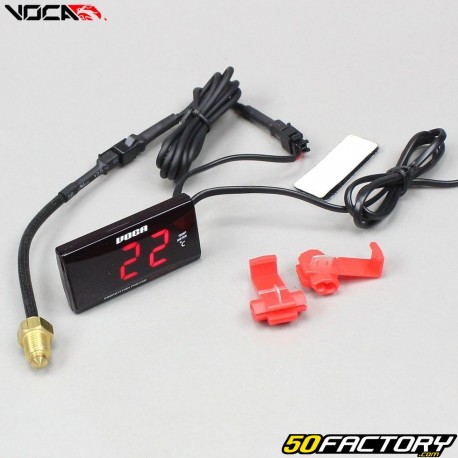 Thermomètre Voca Racing  XNUMX-XNUMX ° C LED vermelho universal