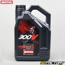 Aceite del motor 4T 5W40 Motul 300V Factory Línea Off Road 100% núcleo de éster sintético 4L