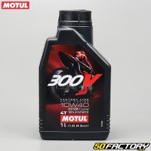 Óleo do motor 4T 10W40 Motul 300V Factory Linha 100% Núcleo Ester sintético 1L