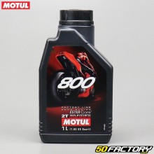 2T Motor Óleo Motul 800 Factory Linha Rodoviária Racing 100% Ester Núcleo sintético 1L