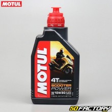 Engine Oil 4T 10W30 MB Motul Scooter Power 100% synthesis 1L