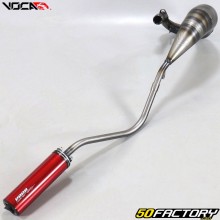 Pot d'échappement Voca Cross Rookie Beta RR 50 (2011 - 2020) silencieux rouge