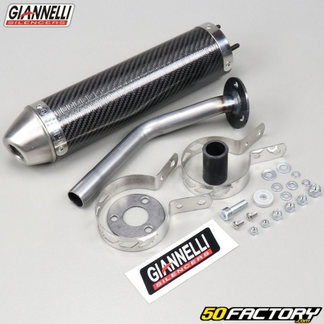 Silenciador de escape de carbono Giannelli Enduro Fantic  XNUMX (XNUMX - XNUMX)